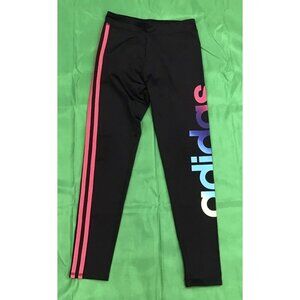 Girls Adidas Leggings 10/12 Medium
